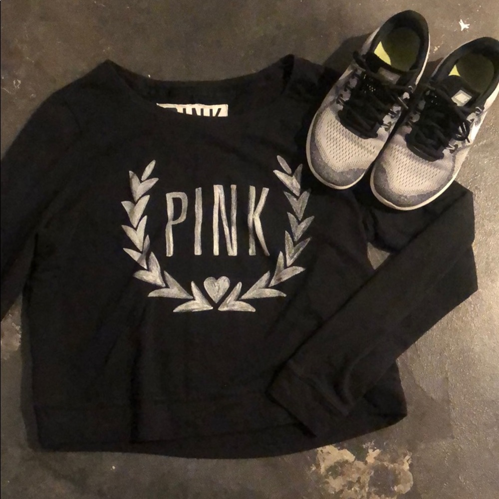 Pink sweat shirt